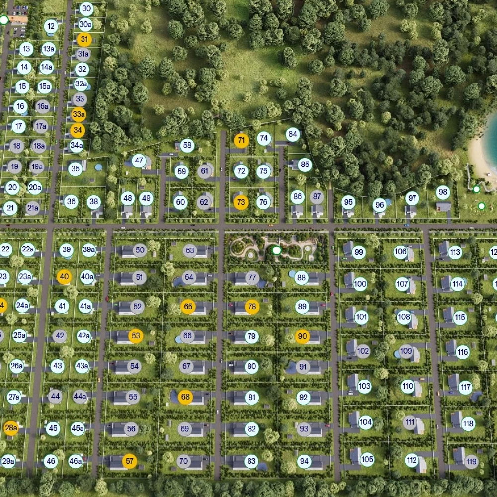 План поселка Lakeside Residence