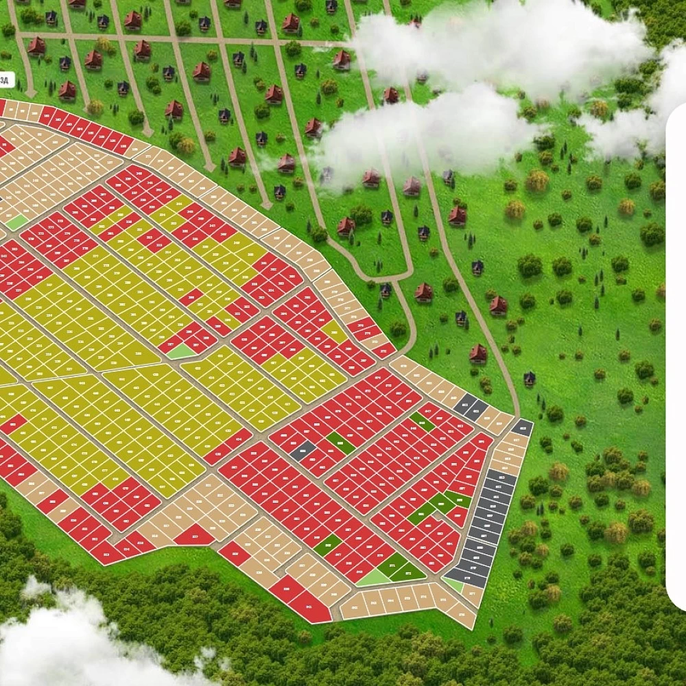 План поселка Глебовские сады
