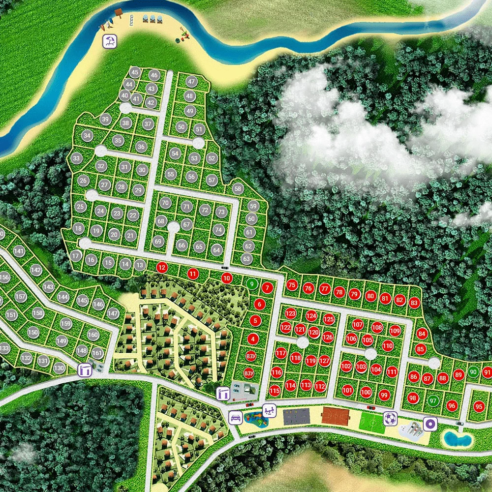 План поселка Коськово (Первая очередь)