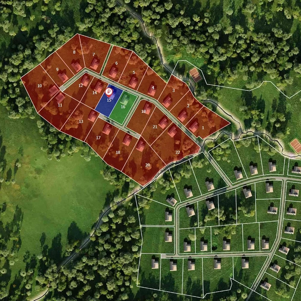 План поселка Ушаковские дачи-2