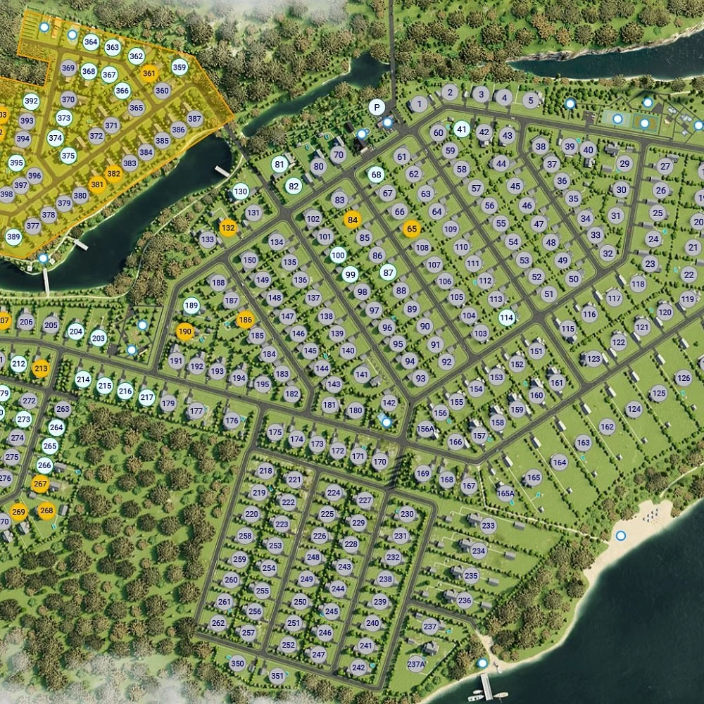 План поселка Bayside Residence