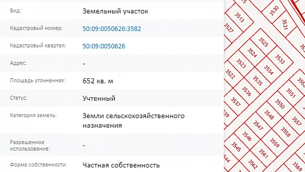 Скрин ЕГРН Онлайн