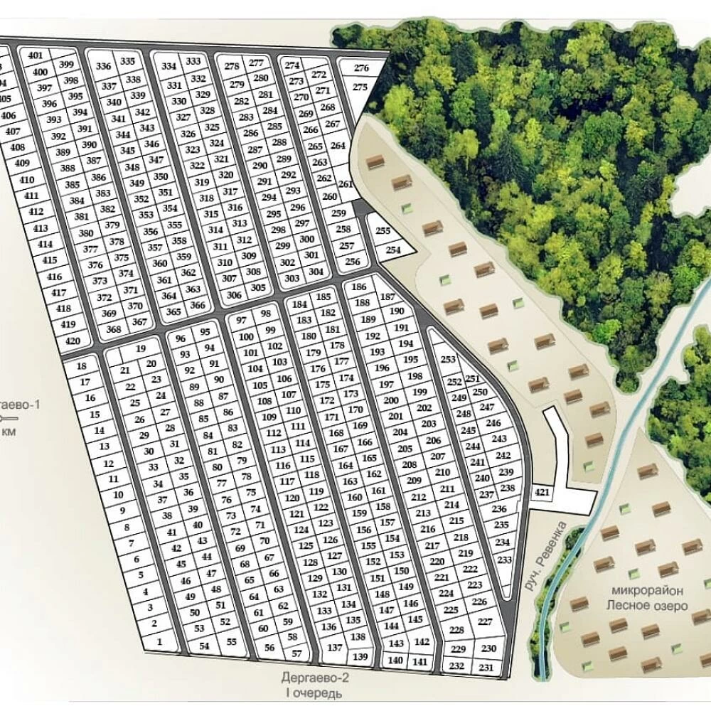 Коттеджный поселок Дергаево-2 (2 очередь) в Раменском районе - отзывы,  цены, фото, план