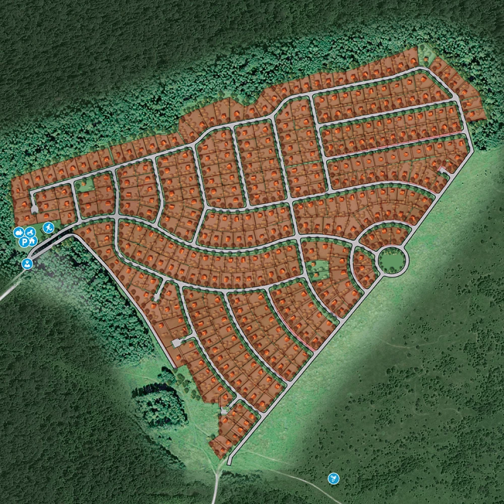 План поселка Велиборы