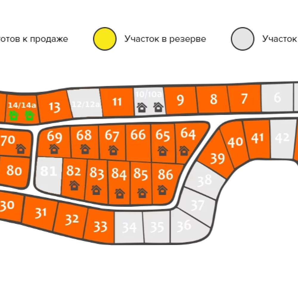 План поселка Новотарасково