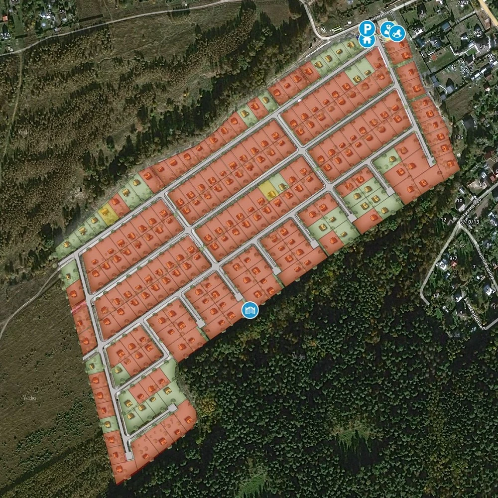 План поселка Мед