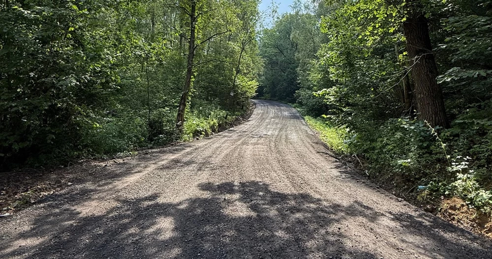 Новости о посёлке Достраивается подъездная дорога к КП Мирный Новости о посёлке Достраивается подъездная дорога к КП Мирный