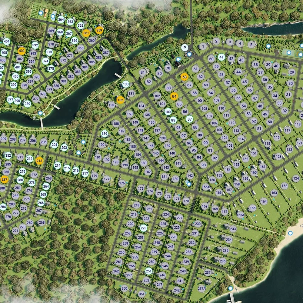 План поселка Байсайд Резидентс