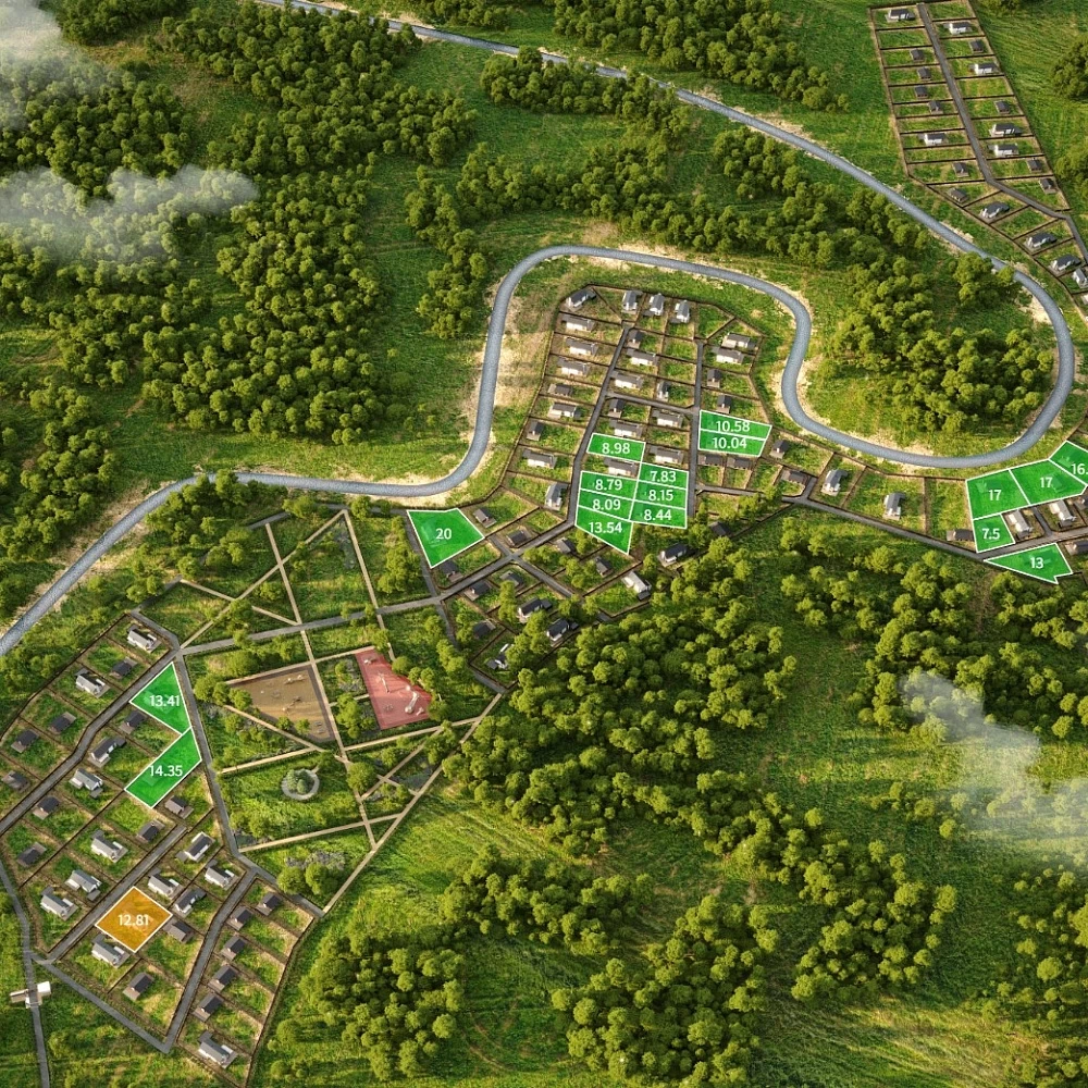 План поселка Море