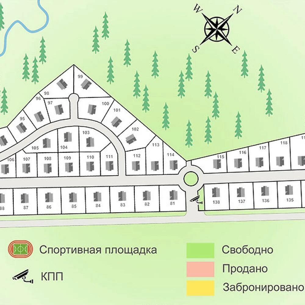 Коттеджный поселок Брусландия в Истринском районе - отзывы, цены, фото, план