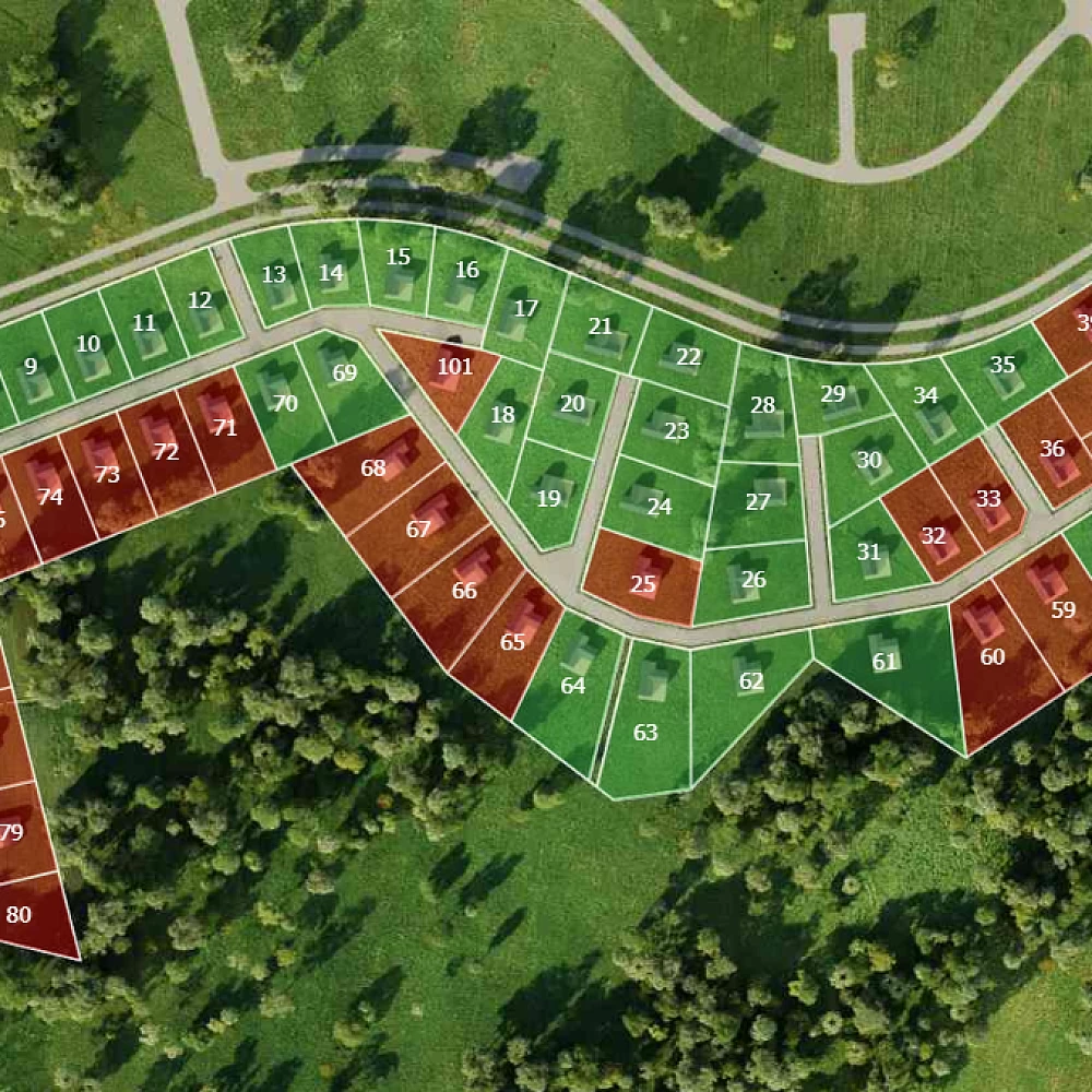 План поселка Куртниково-2