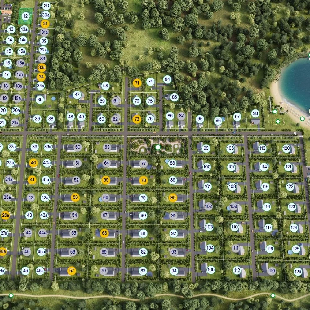 План поселка Lakeside Residence