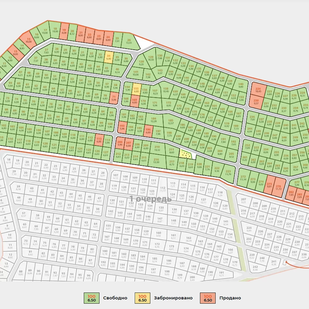 План поселка Кудыкино Лайф