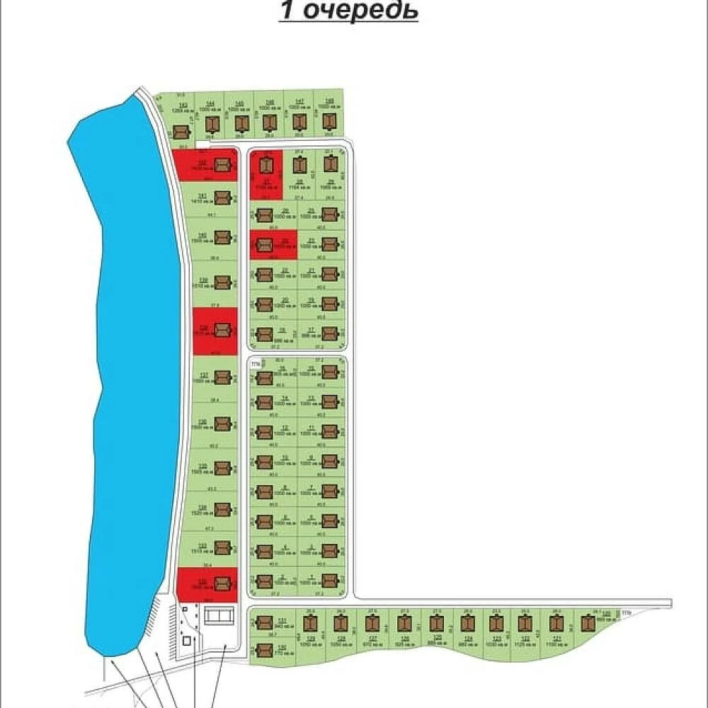 План поселка Рыболово