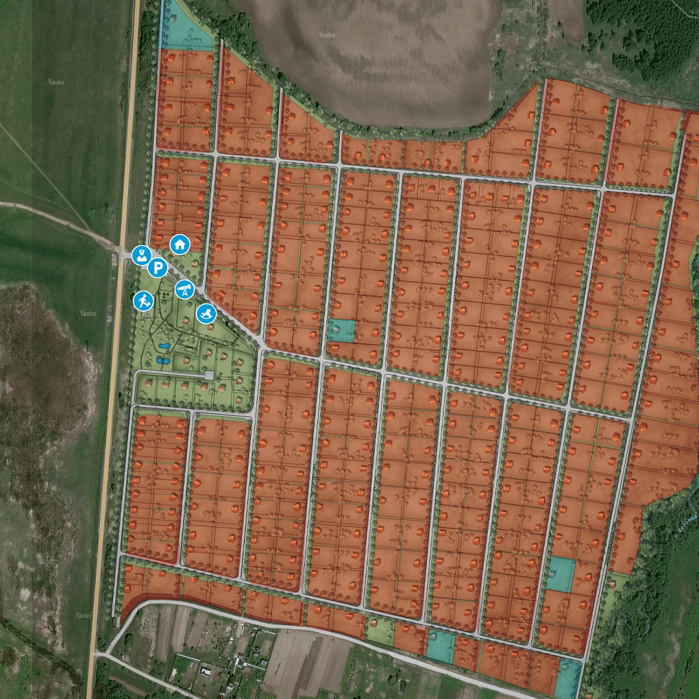 План поселка Спутник