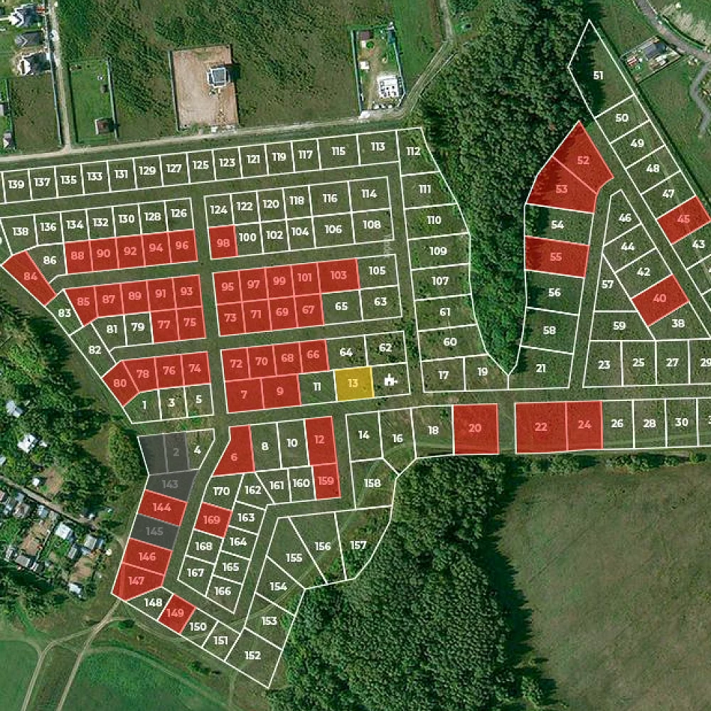 План поселка Ист Резидентс 