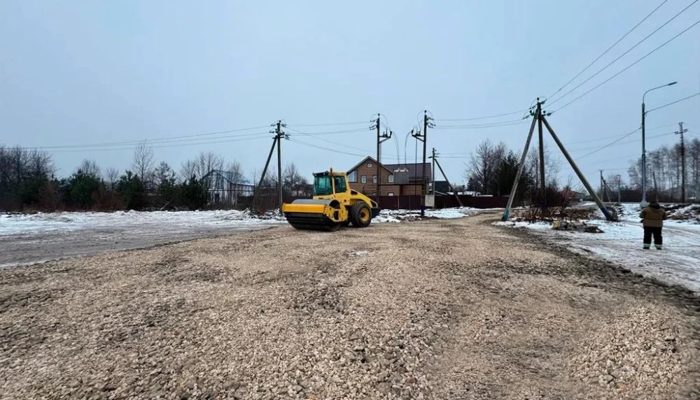 Новости о посёлке В поселке идут дорожные работы
