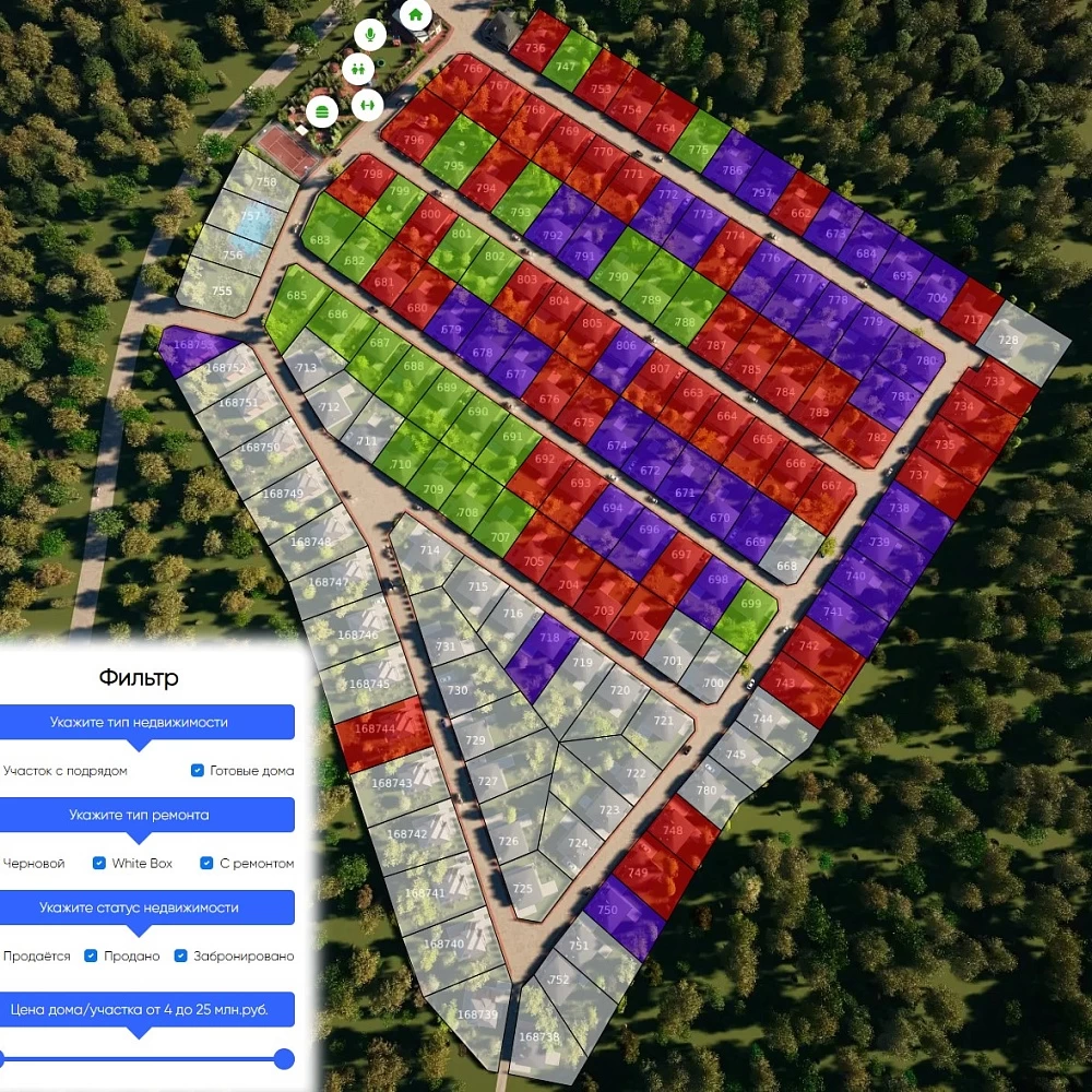 План поселка Рига Лайф