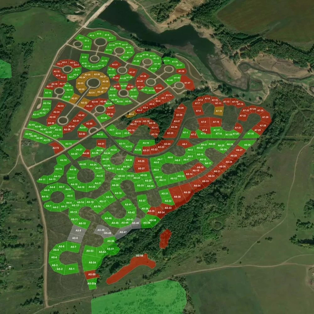 План поселка M2o2