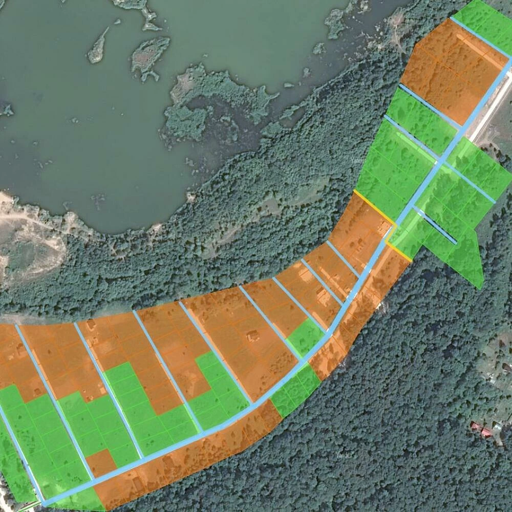 План поселка Рыбацкая деревня