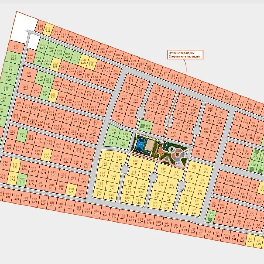 План поселка Аносино Парк