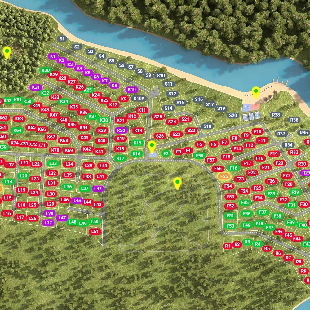 План поселка Панорама Ривер