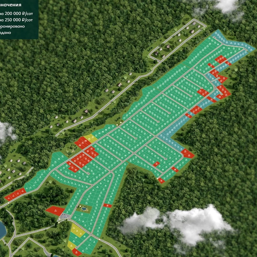 План поселка Резиденция Минино