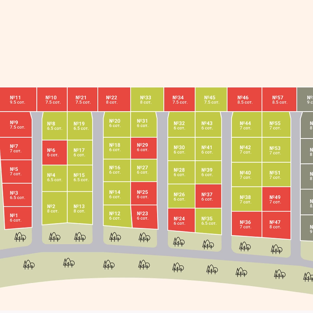 План поселка Морозово-2