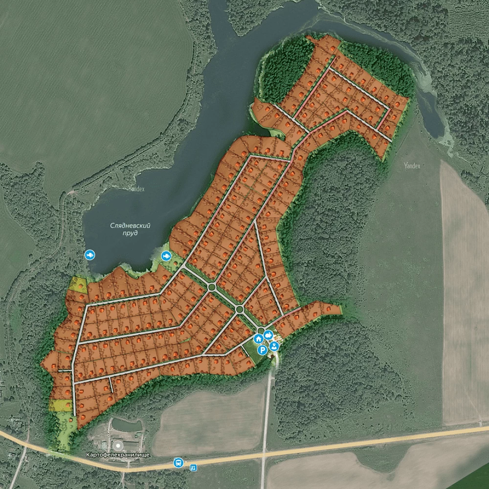 План поселка Эко Озеро