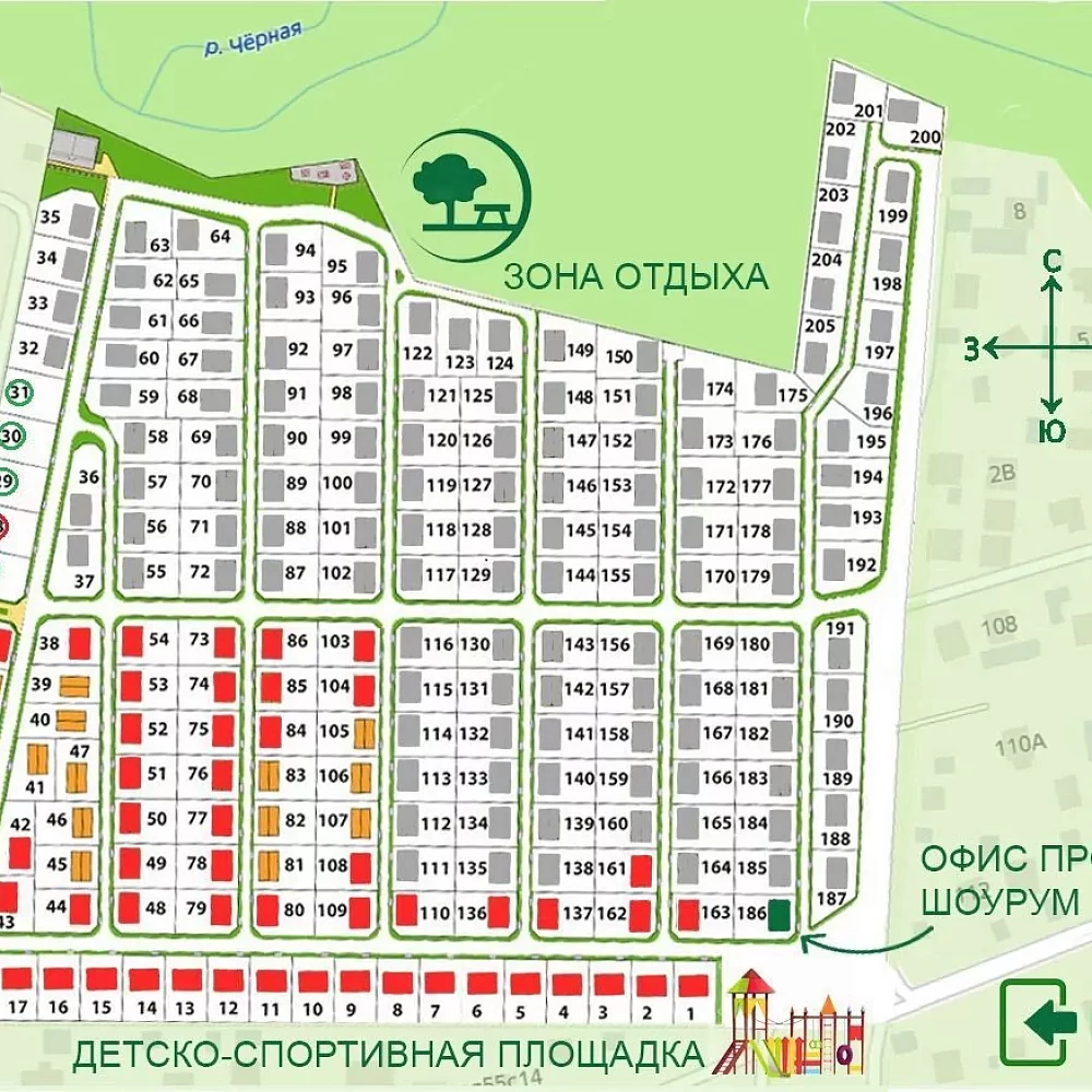 План поселка Новая Дятловка