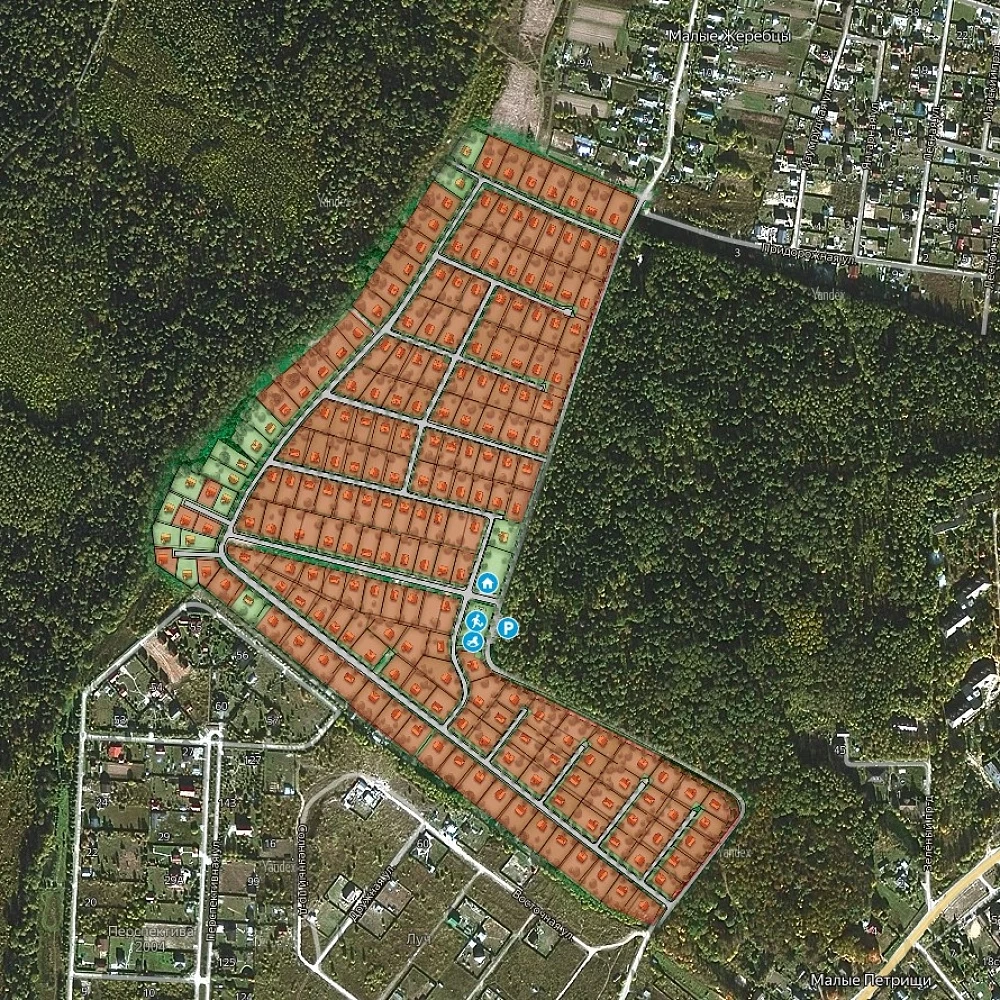 План поселка Эдем