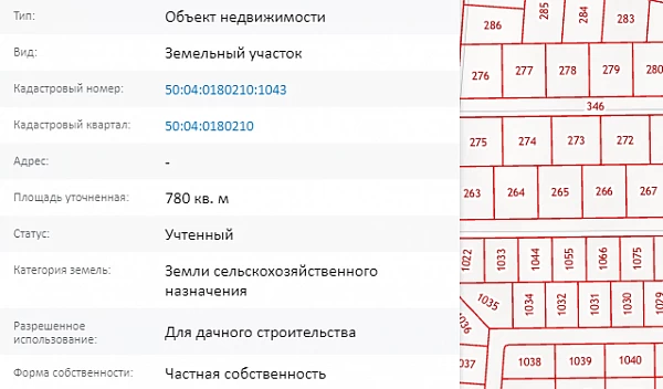 Скрин ЕГРН Онлайн