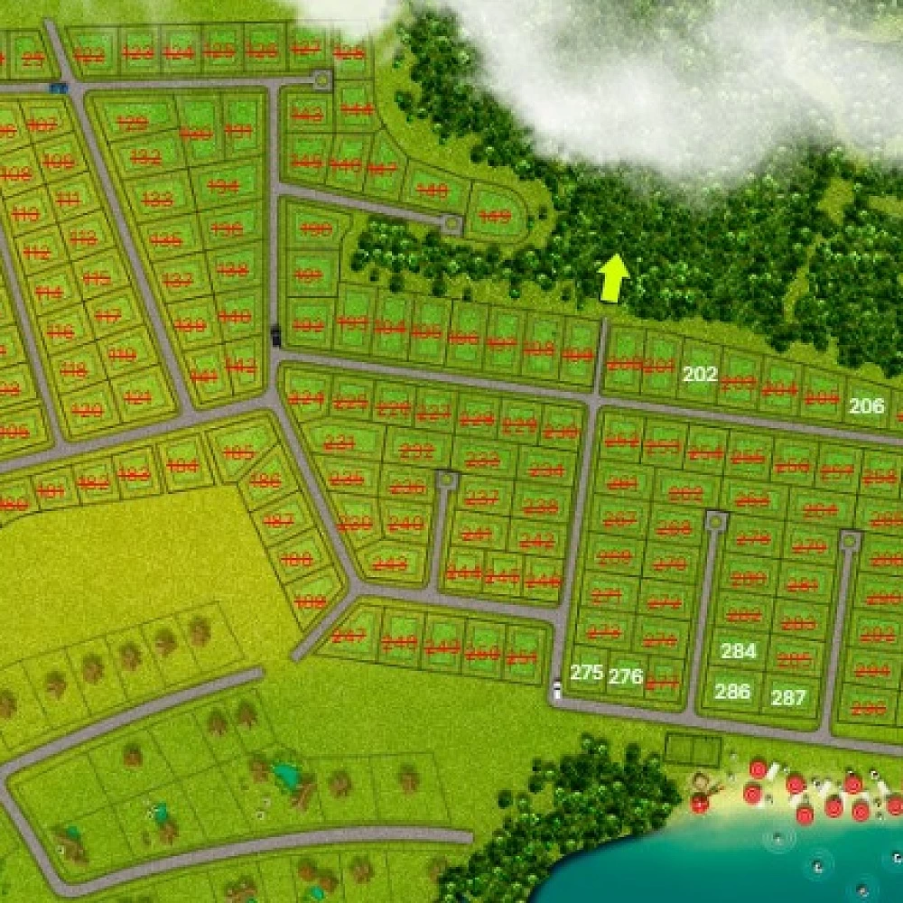 План поселка Парус