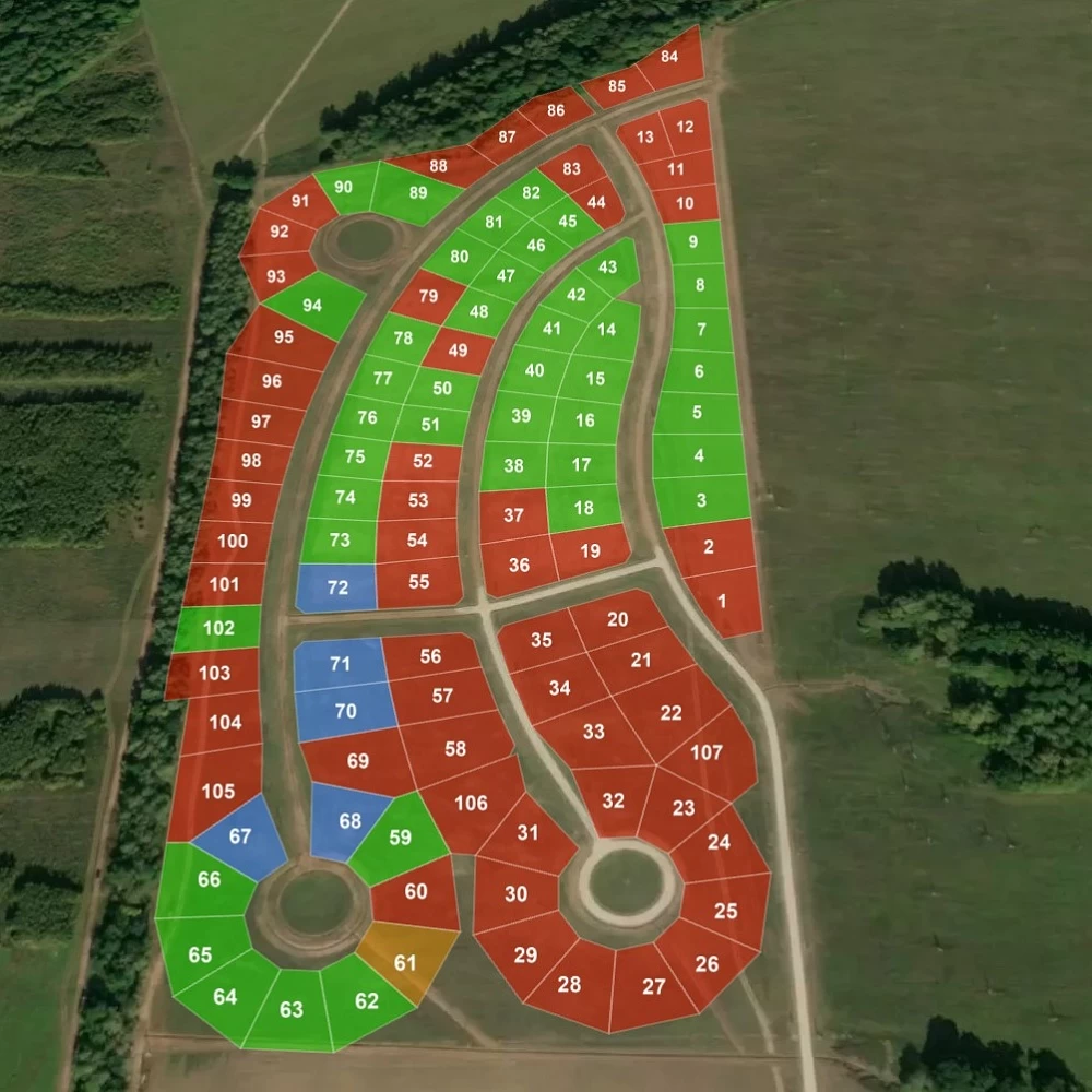 План поселка Самоварово