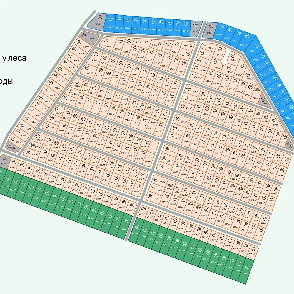 План поселка ВамДом Петровские поля