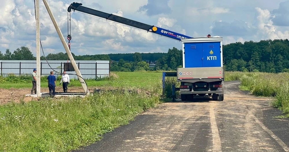 Новости о посёлке Завершен монтаж системы электроснабжения