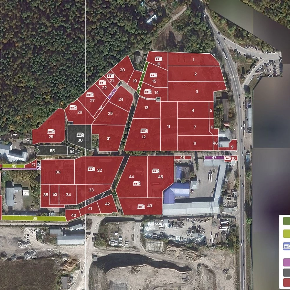 План поселка Промпарк Лыткарино