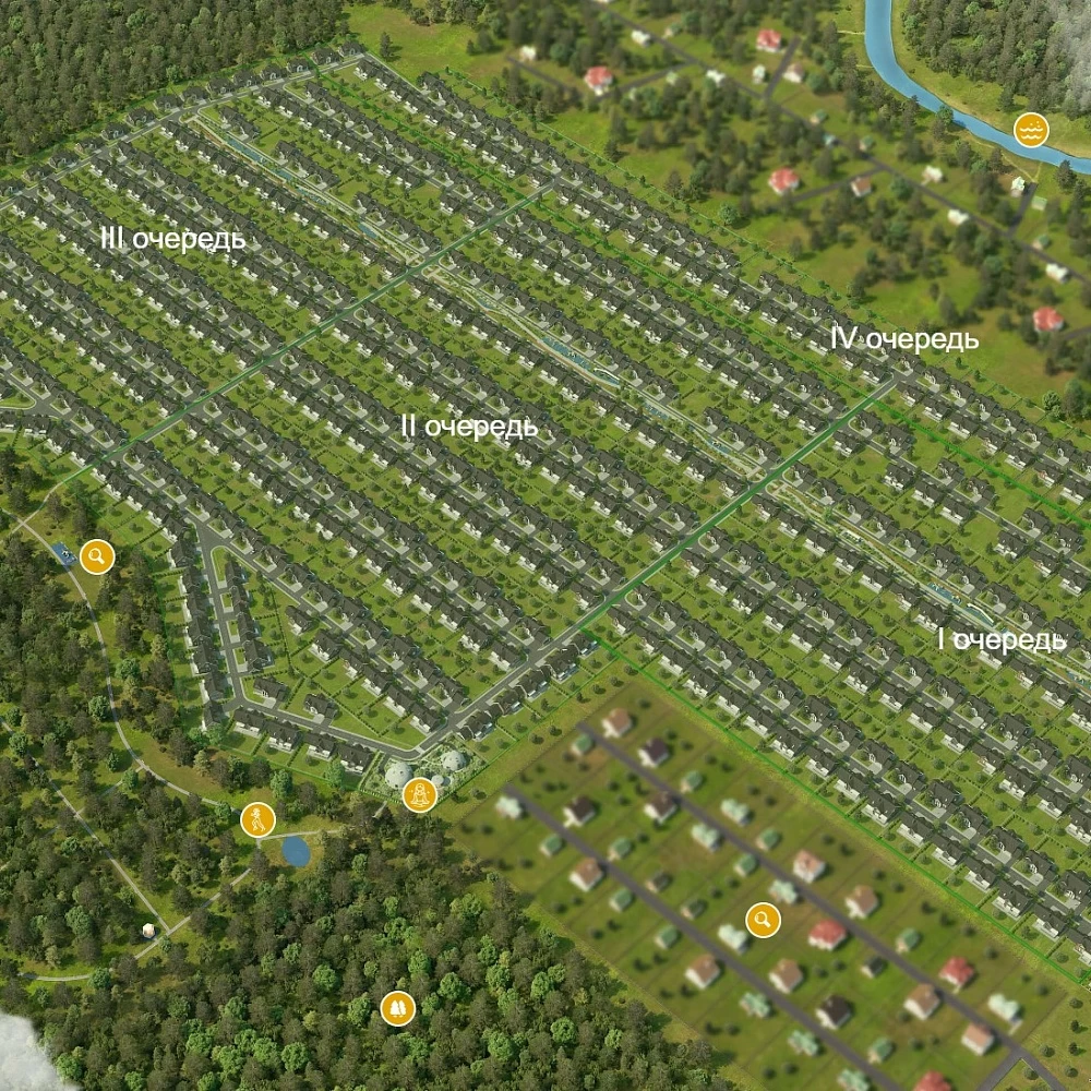 План поселка Резиденция Булатово