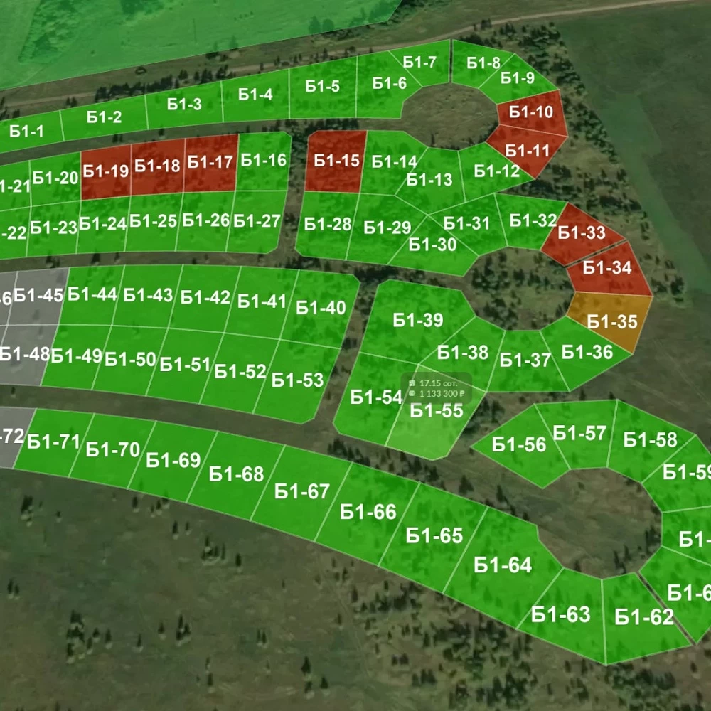 План поселка M2o2 - Лучистое