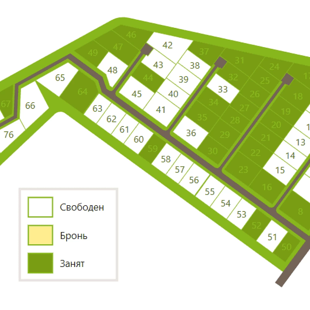 План поселка Матросово
