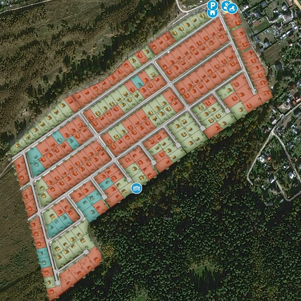 План поселка Мед