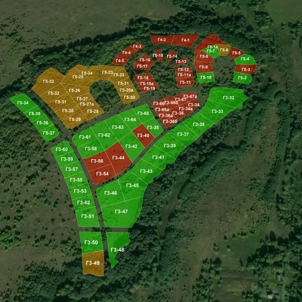 План поселка M2o2 - Гармония