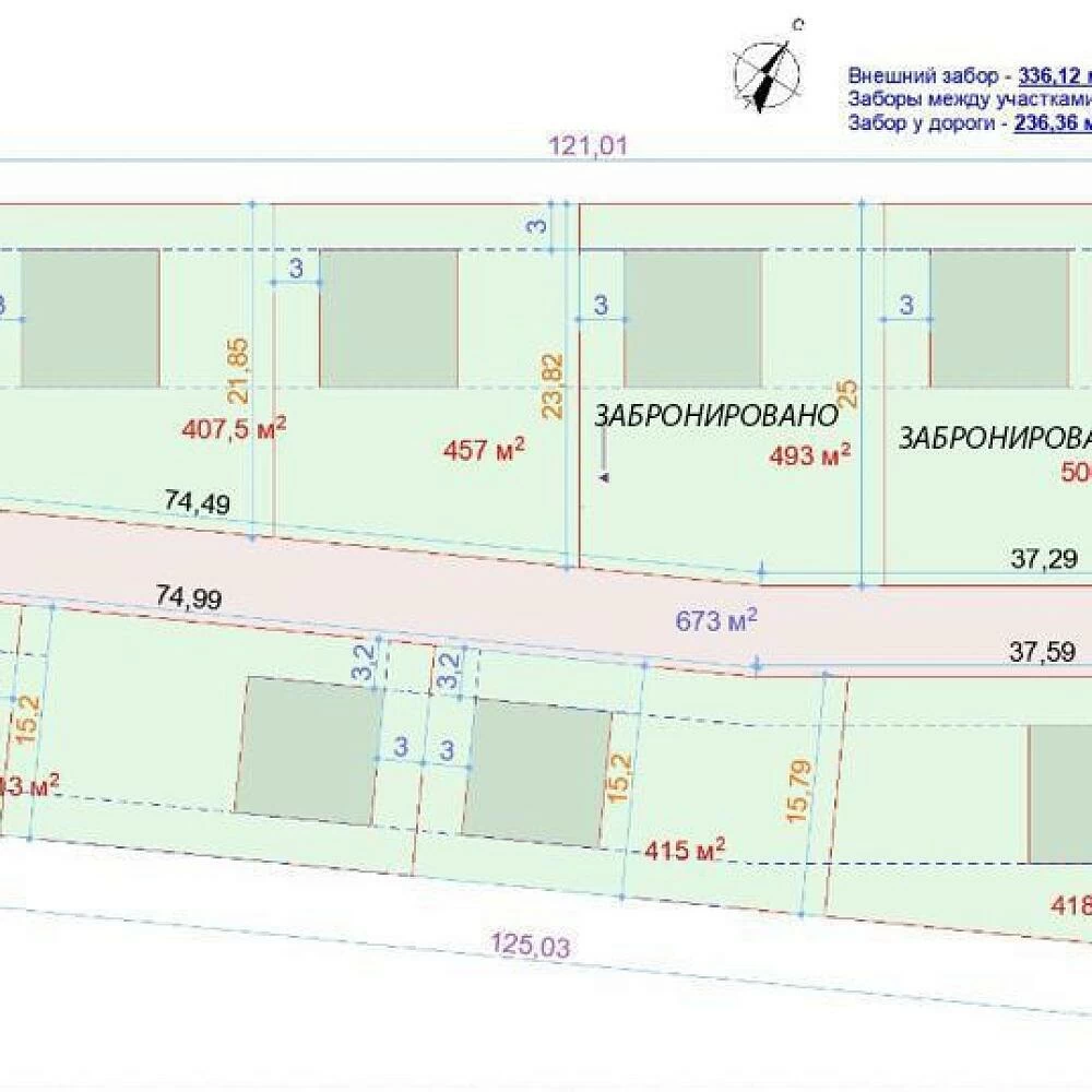 План поселка Дмитровка Лесная