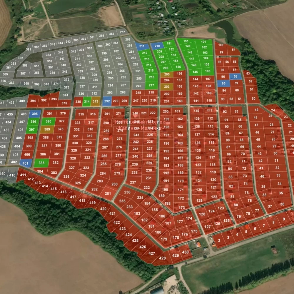 План поселка Калинка-Малинка