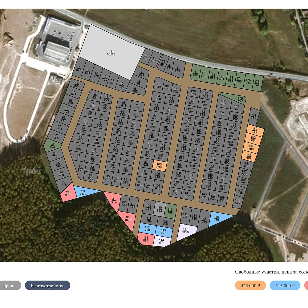 План поселка Васькино ИЖС