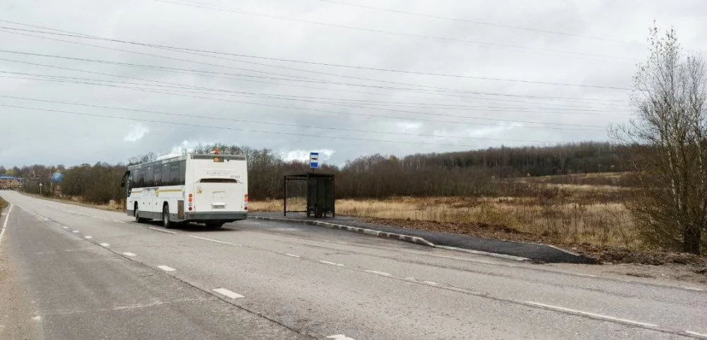 Новости о посёлке Рядом с поселком появились остановки общественного транспорта