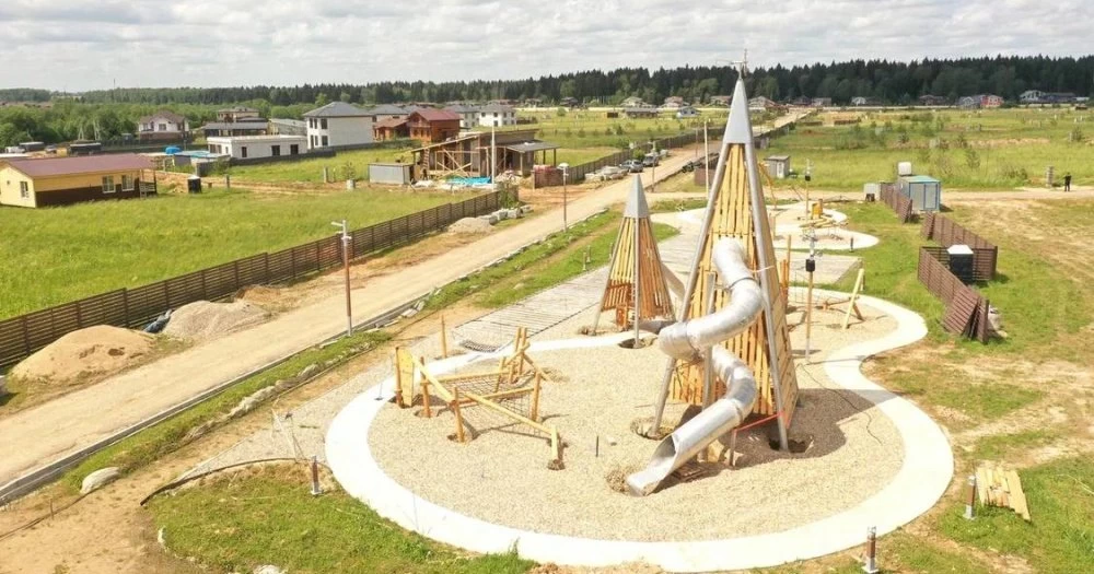 Новости о посёлке В поселке появилась детская площадка