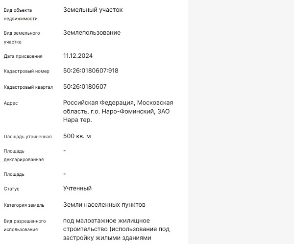 Скрин ЕГРН Онлайн