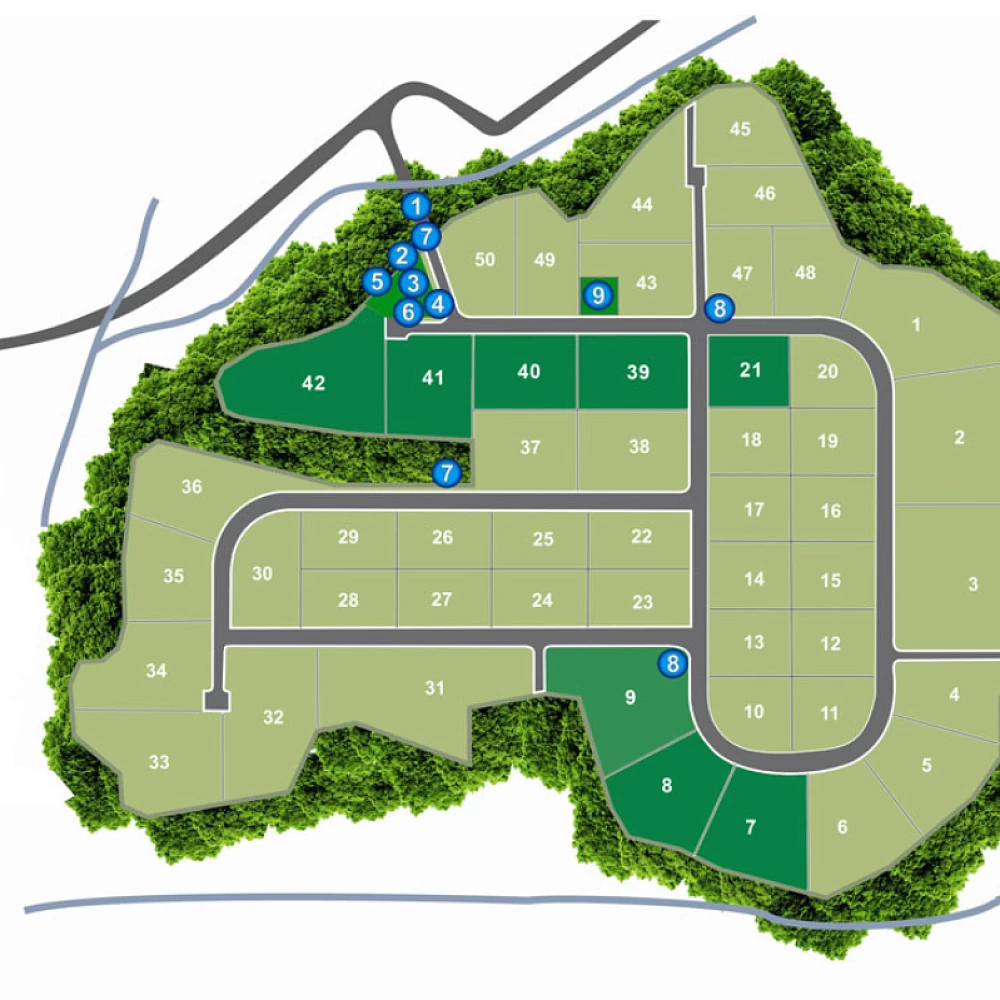 План поселка Антоновские усадьбы