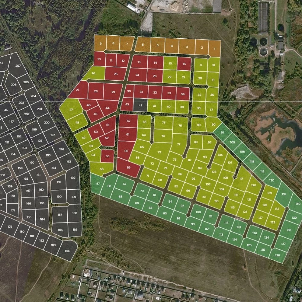 План поселка Технопарк Раменское